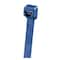 Panduit Cable Tie, 11-1/2 in L, 3 in Max Bundle Dia., Blue, Polypropylene, 30 lb Strength, 100 PK PLT3S-C186 - alternate 1